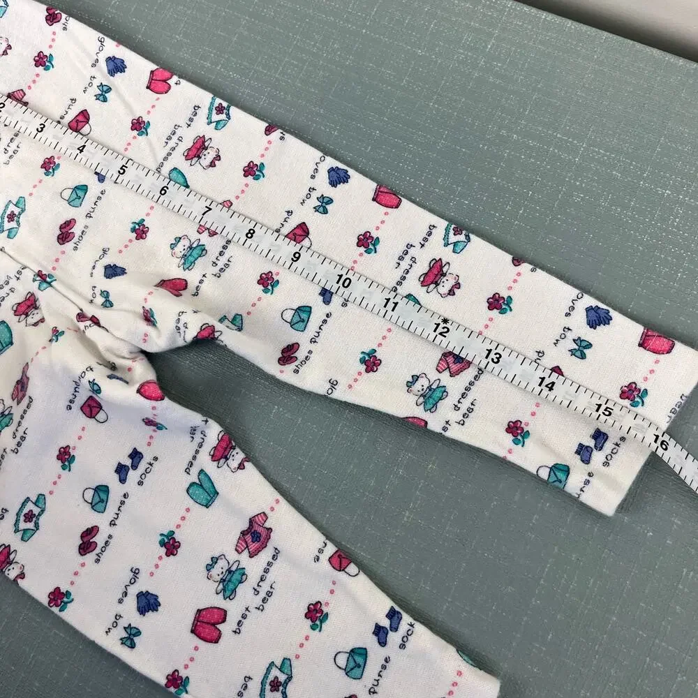 Vintage OshKosh B'gosh Best Dressed Bear Leggings 24 Months USA
